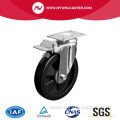 Medium 6 Inch 110Kg Plate Brake PU Caster